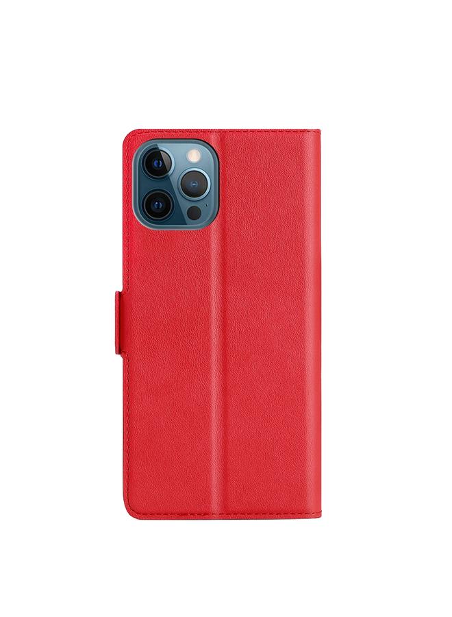 S-TOP Case For iPhone 13 Pro Max Ultra-thin Voltage Side Buckle PU + TPU Horizontal Flip Leather Case with Holder & Card Slot - Image 3