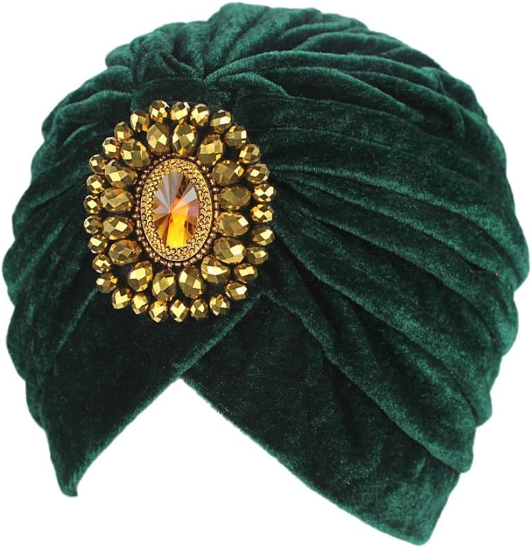 Twist Pleated Hair Wrap Stretch Turban 0545
