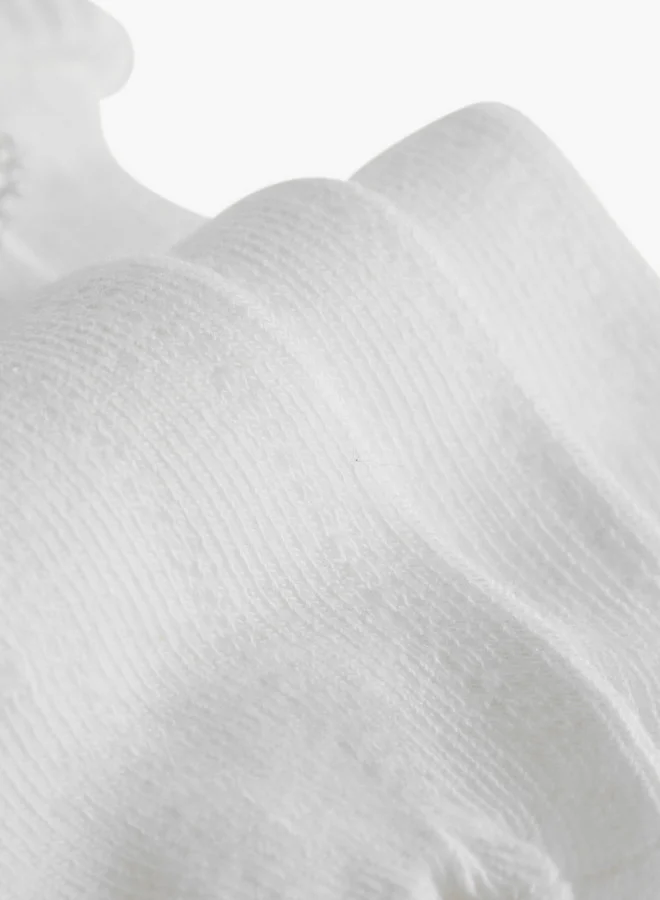 Little Missy Non-Terry Ankle Length Socks - Set of 3