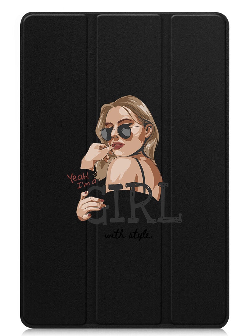 Theodor Protective Flip Case For Xiaomi Pad 7 & Xiaomi Pad 7 Pro With Trifold Stand Auto Wake Sleep Shockproof Cover - Girl with Style - Image 1