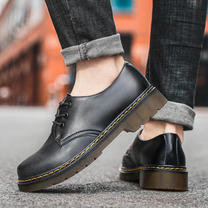 Popular Large Size Genuine Leather Couple Work Shoes - Size Batch - Image 2