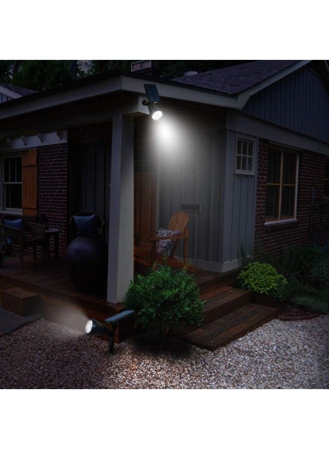 Solar Powered LED Spotlight – Outdoor Waterproof Light with 4 LED Bulbs – Auto On/Off – Easy Installation & Energy Saving - Image 3