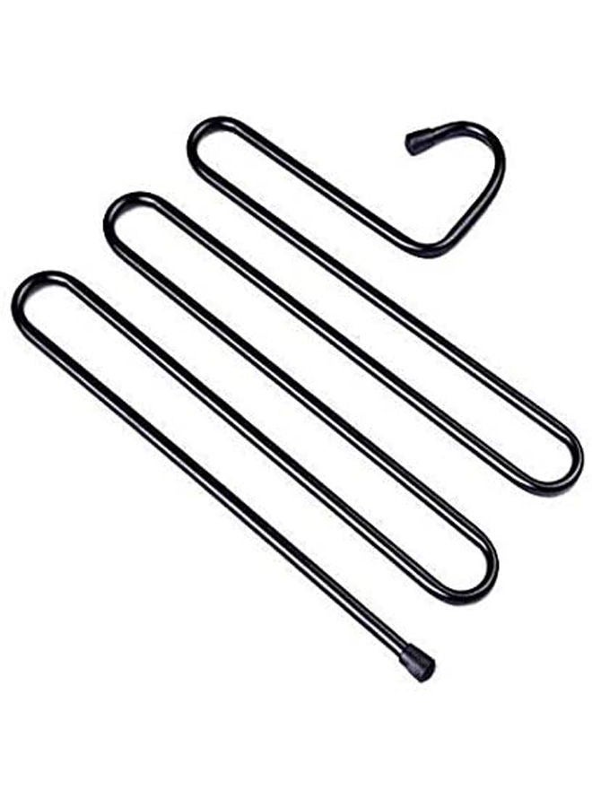 1PCS Magic Pants Hanger Closet Hangers Space Saver Storage Black  - Image 1