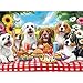 DAGIRT 300 Pieces Puzzles for Adult Dog Jigsaw Puzzles 300 Pieces for Adults Children Seniors Vibrant Imagery Flower Jigsaw Puzzle Challenging Activity Game Gift for Family Friends 205x15 Inches - Image 2
