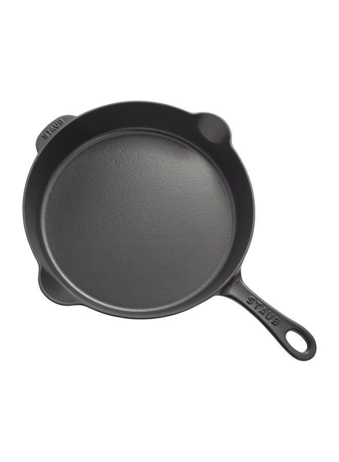 Staub Cast Iron Skillet, 11in, Matte Black - Image 3