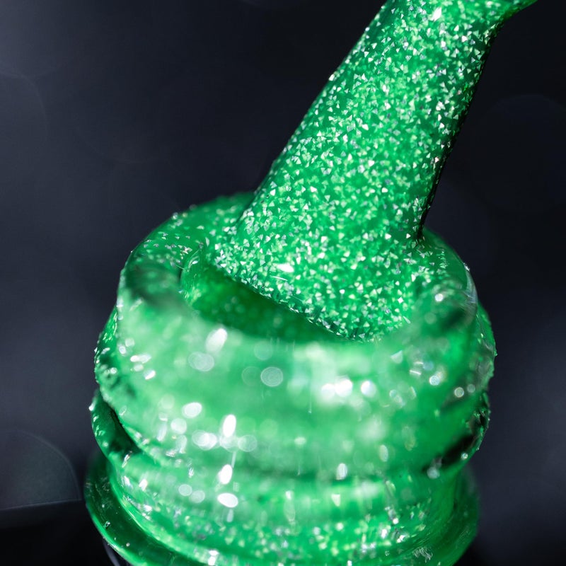 BURANO Reflective Gel Nail Polish, 7.3ml Reflective Diamond Nail Glitter Gel Polish, Sparkly Summer Color Gel Polish Holographic Glitters Shiny UV Lamp Required SZ10 - Image 1