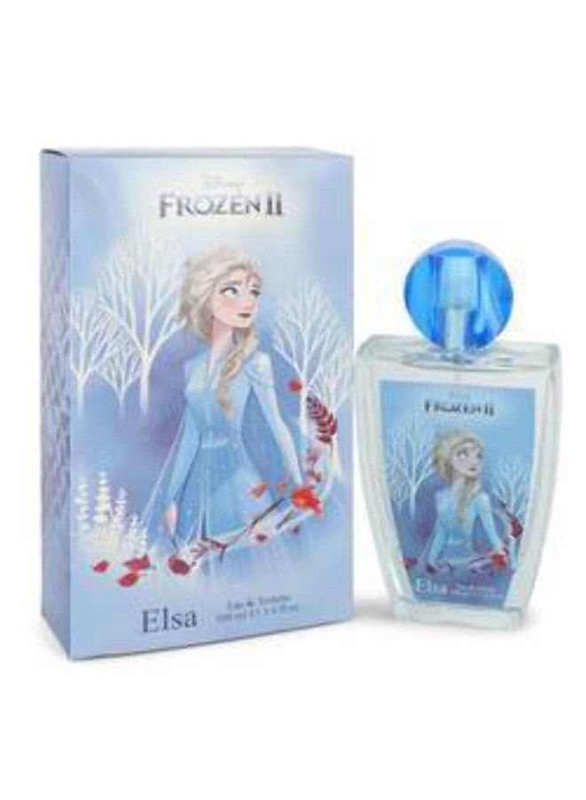 Frozen II Elsa by Disney, 3.4 oz Eau De Toilette Spray for Girls