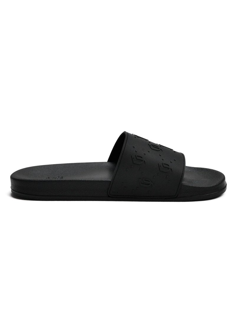 Uji Classic Upper Padding slide slipper  Men - Black - Image 2