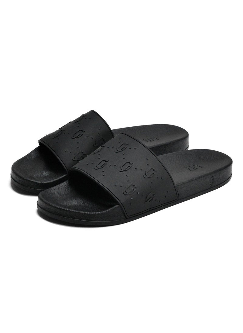 Uji Classic Upper Padding slide slipper  Men - Black - Image 1