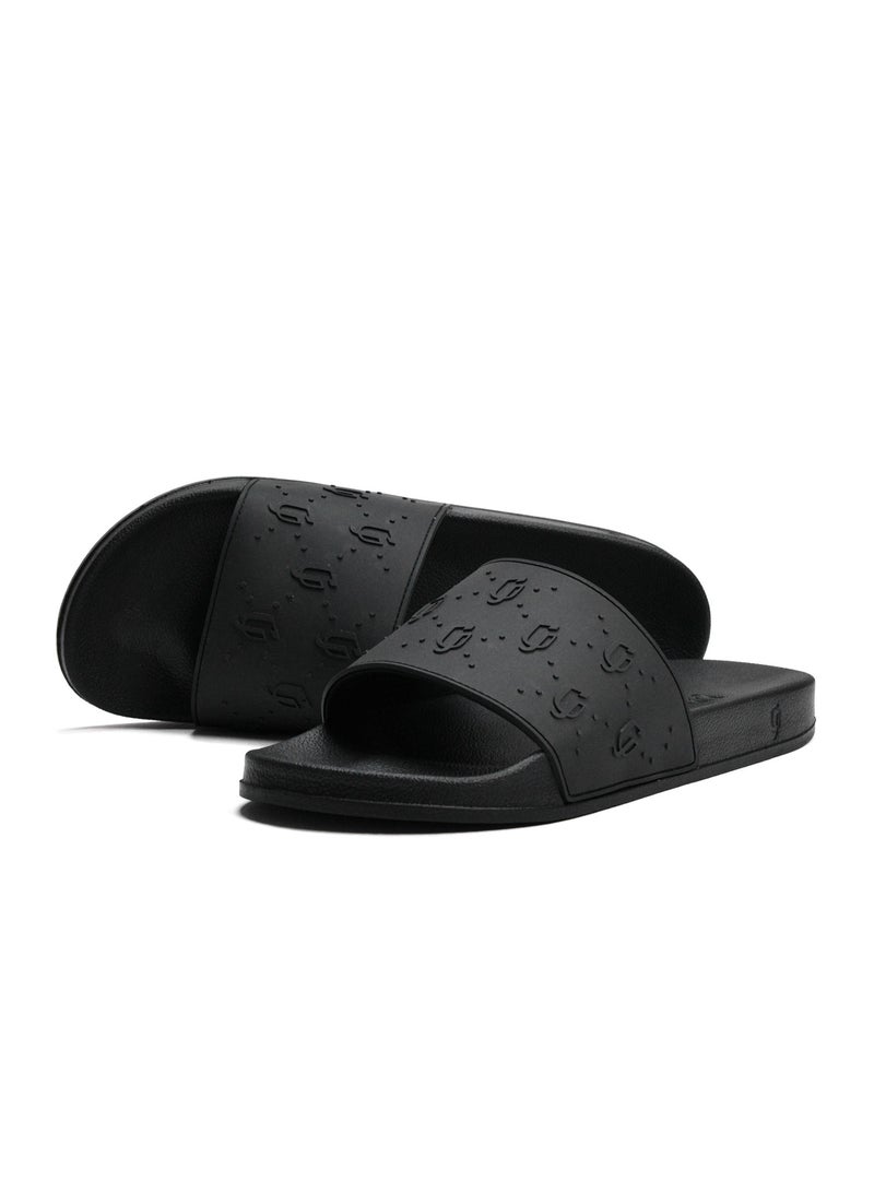 Uji Classic Upper Padding slide slipper  Men - Black - Image 3