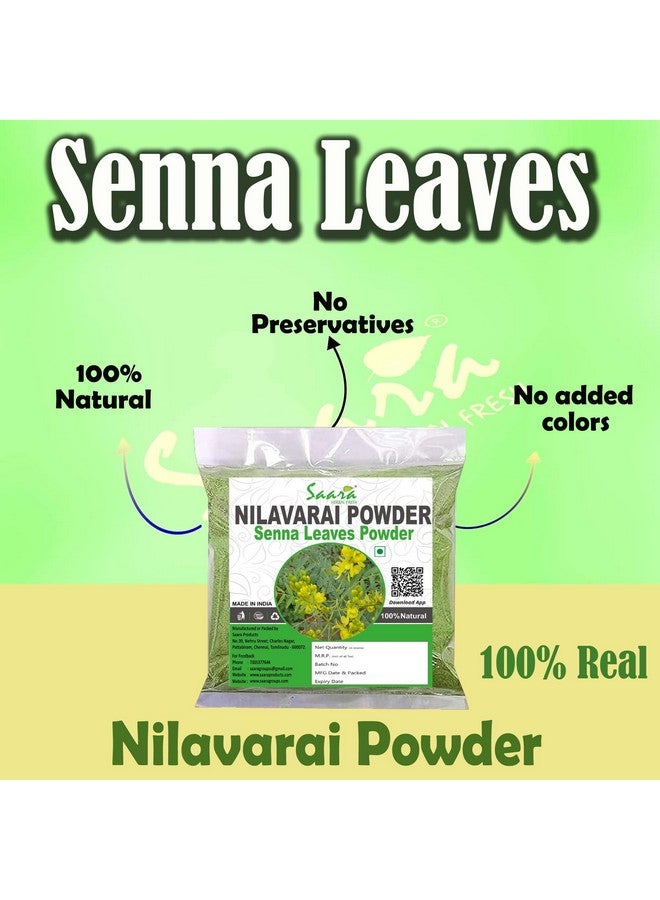 Saara HERBAL FRESH Nilavarai Powder, 100g, Senna, Cassia angustifolia, Sonamukhi Powder, Promotes Hair Growth (Pack of 1 x 100g) - Image 2