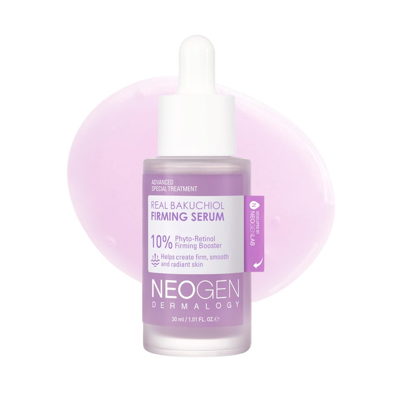 DERMALOGY by NEOGENLAB NEOGENDERMALOGY Real Bakuchiol Firming Serum 1.01 Fl Oz (30ml) - Natural Retinol Alternative for Sensitive skin, Day & Night Facial Serum Firms & Minimizes Fine Lines - Korean Skin Care - Image 1