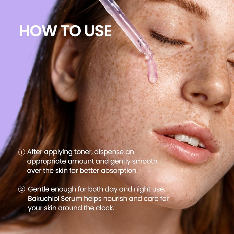 DERMALOGY by NEOGENLAB NEOGENDERMALOGY Real Bakuchiol Firming Serum 1.01 Fl Oz (30ml) - Natural Retinol Alternative for Sensitive skin, Day & Night Facial Serum Firms & Minimizes Fine Lines - Korean Skin Care - Image 5