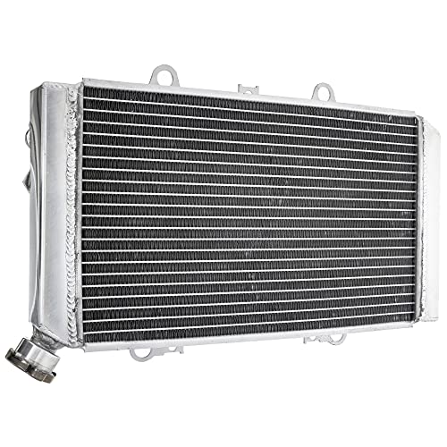 NICHE Radiator for Yamaha Grizzly 660 YFM660 5KM-12461-00-00 2 Row with Cap - Image 2