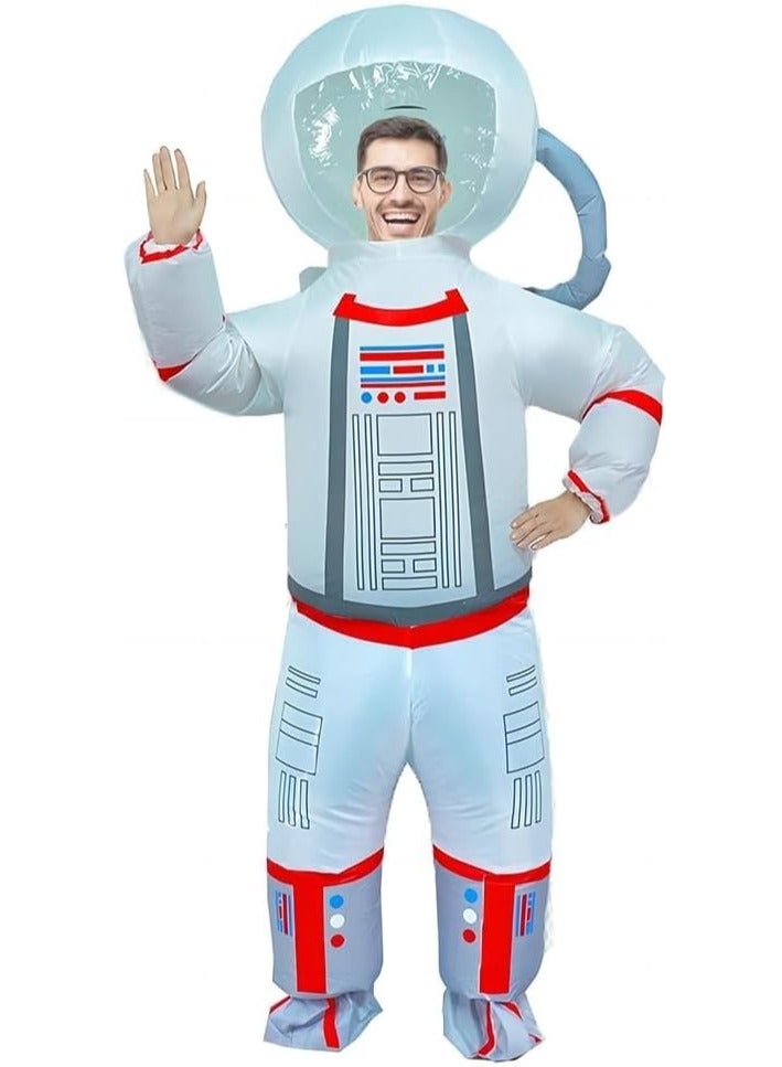 Loquat Astronaut Spaceman Inflatable Costume for Adults Space Suit  Costumes Funny Party Blow up Fancy Dress Outfit - Image 1
