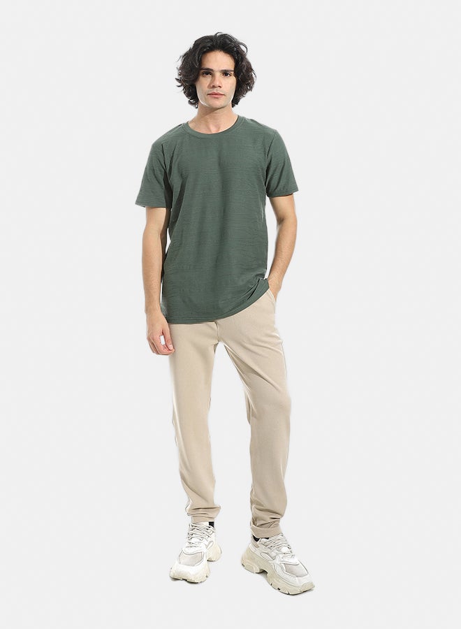 Andora Comfy Sweatpants Elastic Waist Pants _ Beige - Image 5