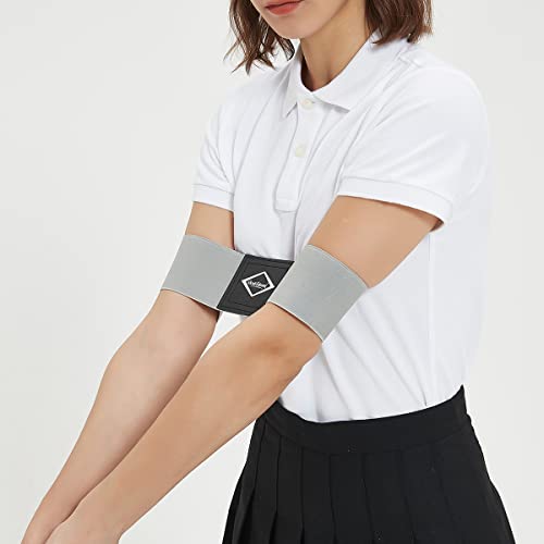 Scott Edward Pro Golf Swing Training Aid,Swing Correcting Arm Band Correct Training Swing Gesture Alignment Practice Tool for Golf Beginners,Female,Girl,Woman(Grey) - Image 1