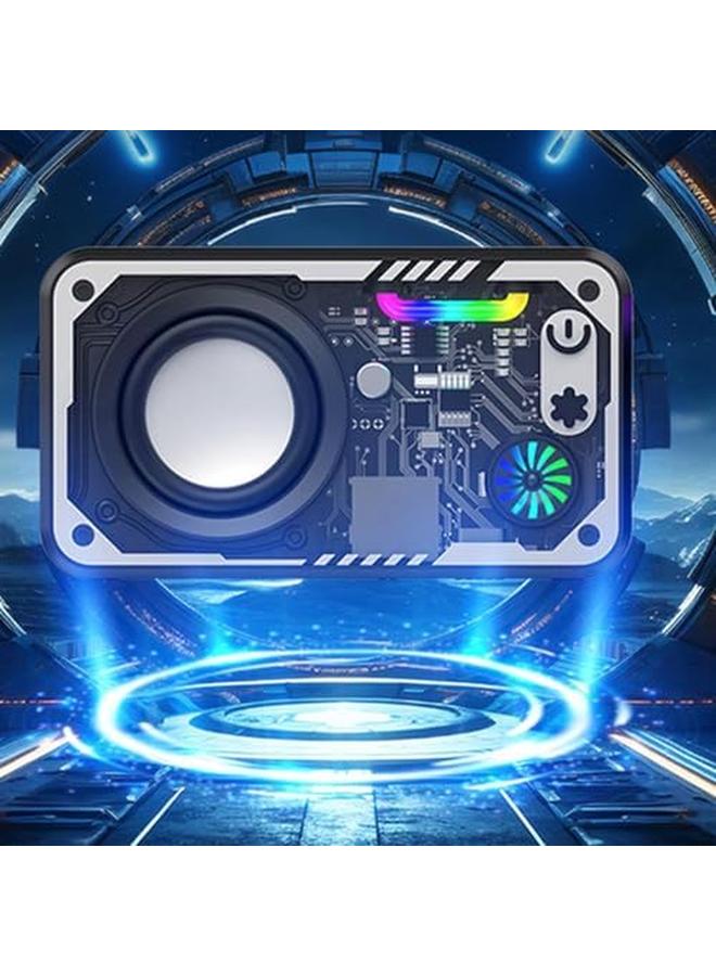 Excefore Portable Bluetooth Speaker Bluetooth Speaker Loud Wireless Bluetooth 5.3 Speaker With Color Rgb Light Device Serial Connection Double Speaker Transparent Bluetooth Sound For Indoor Outdoor - Image 4