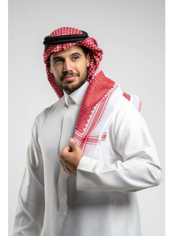 Lebbson Classic Red Men's Shemagh from Lebbson - Image 3