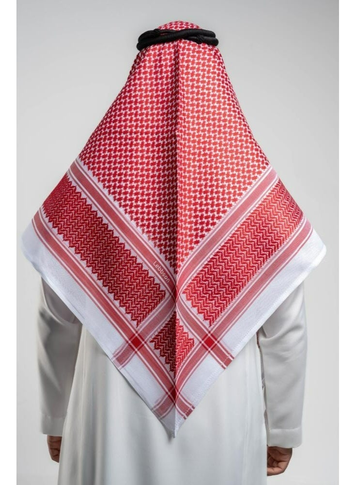 Lebbson Classic Red Men's Shemagh from Lebbson - Image 2