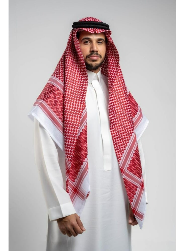 Lebbson Classic Red Men's Shemagh from Lebbson - Image 1