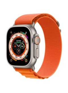 Zaboon Detrend WY8 Ultra Smart Watch 49MM Titanium Alpine Loop Orange Band  - Image 1