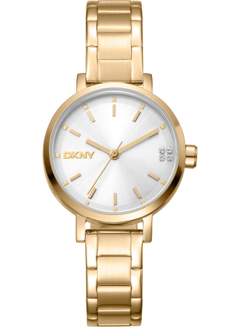 DKNY سوهو غليتز Dk1L038M0055 - ساعة كوارتز نسائية من الفولاذ المقاوم للصدأ 3 عقارب - Image 1