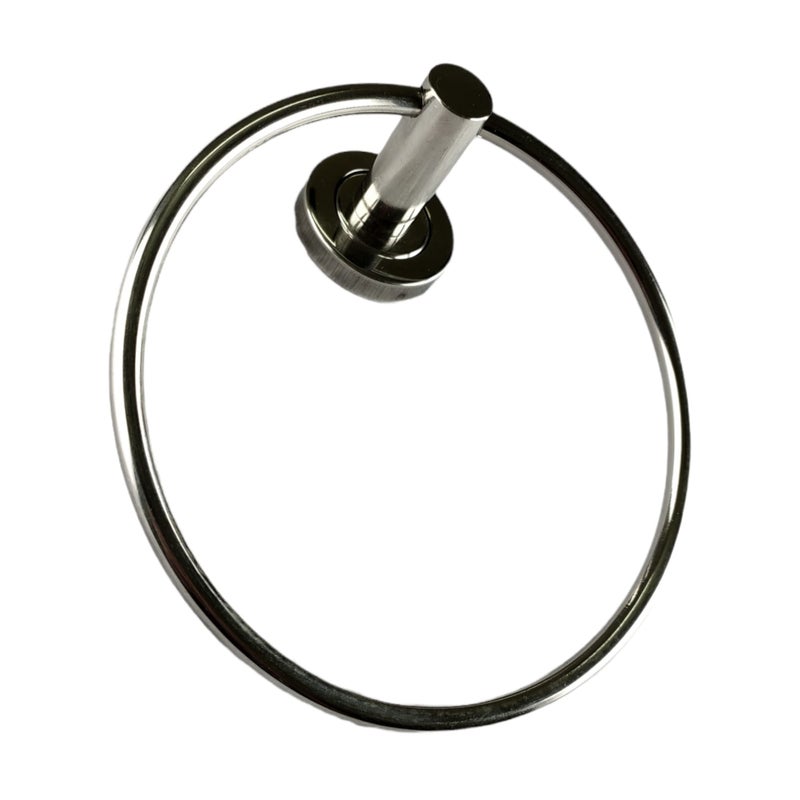 Stainless Steel Towel Ring for Bathroom/Wash Basin/Napkin-Towel Hanger/Bathroom Accessories (Chrome-Round)  - Image 3
