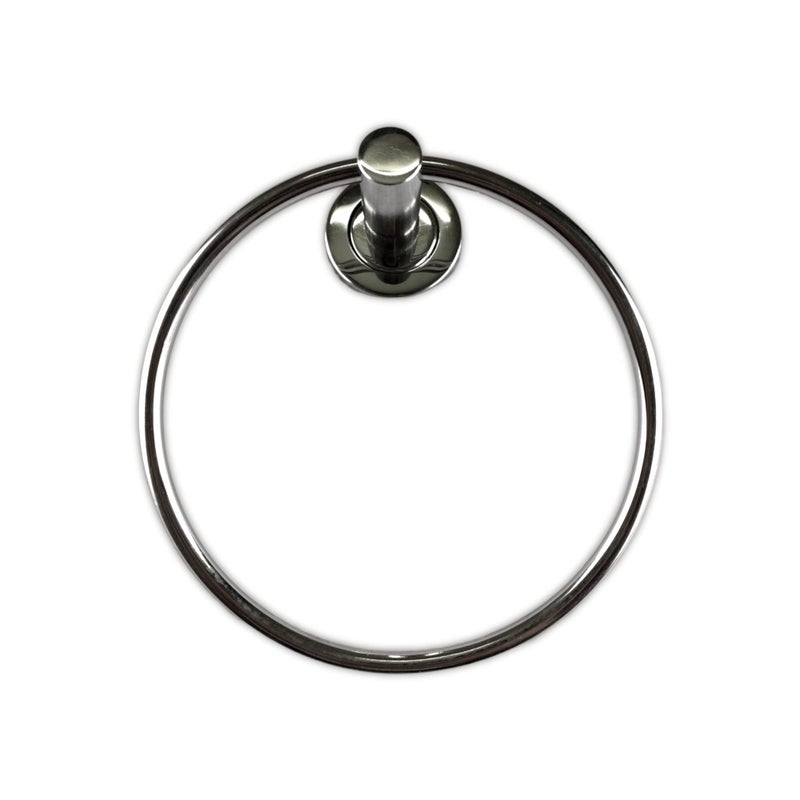 Stainless Steel Towel Ring for Bathroom/Wash Basin/Napkin-Towel Hanger/Bathroom Accessories (Chrome-Round)  - Image 5