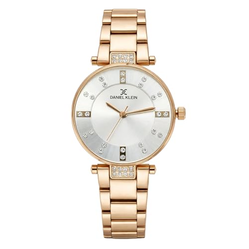 Daniel Klein Stainless Steel Analog Silver Dial Women's Watch-Dk11328-3 - Image 1