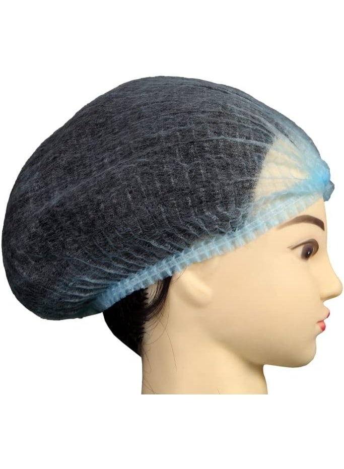 HK Blue Disposable Shower & Kitchen Caps – Non-Woven, Skin-Friendly, One Size Fits Most, Fragrance-Free - Image 1
