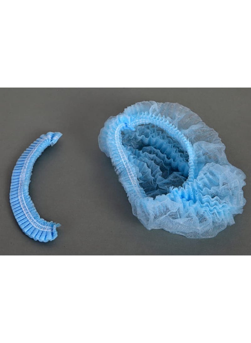 HK Blue Disposable Shower & Kitchen Caps – Non-Woven, Skin-Friendly, One Size Fits Most, Fragrance-Free - Image 3