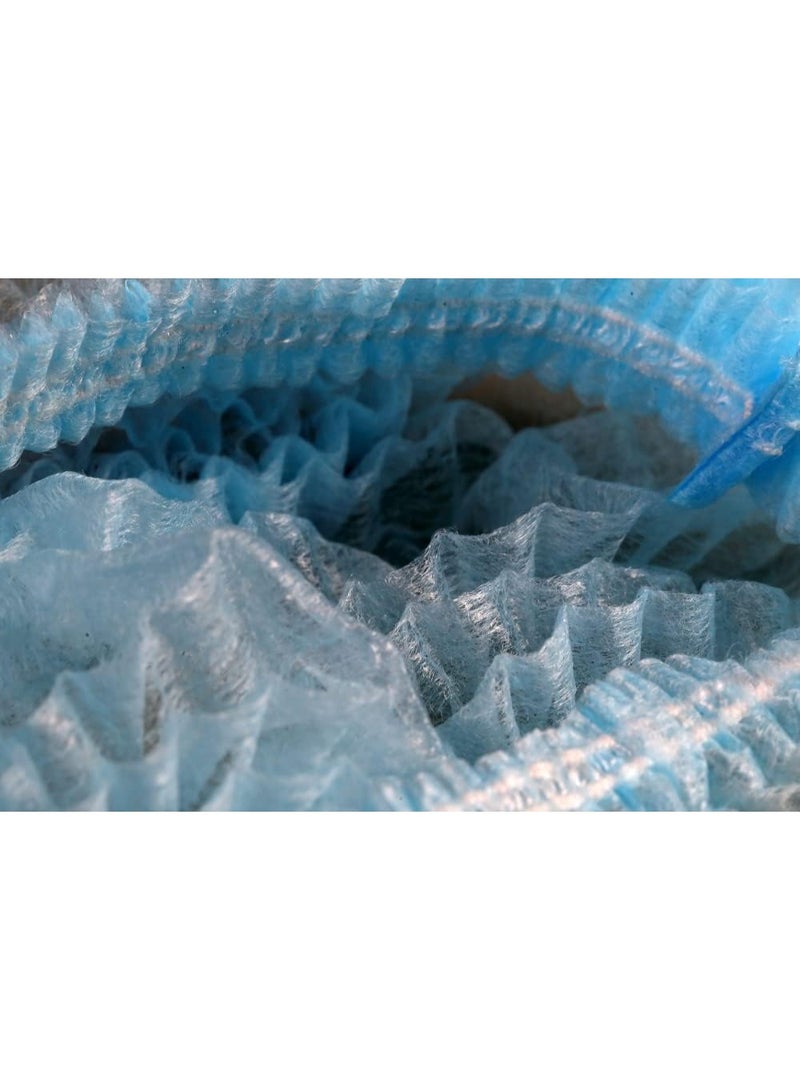 HK Blue Disposable Shower & Kitchen Caps – Non-Woven, Skin-Friendly, One Size Fits Most, Fragrance-Free - Image 4