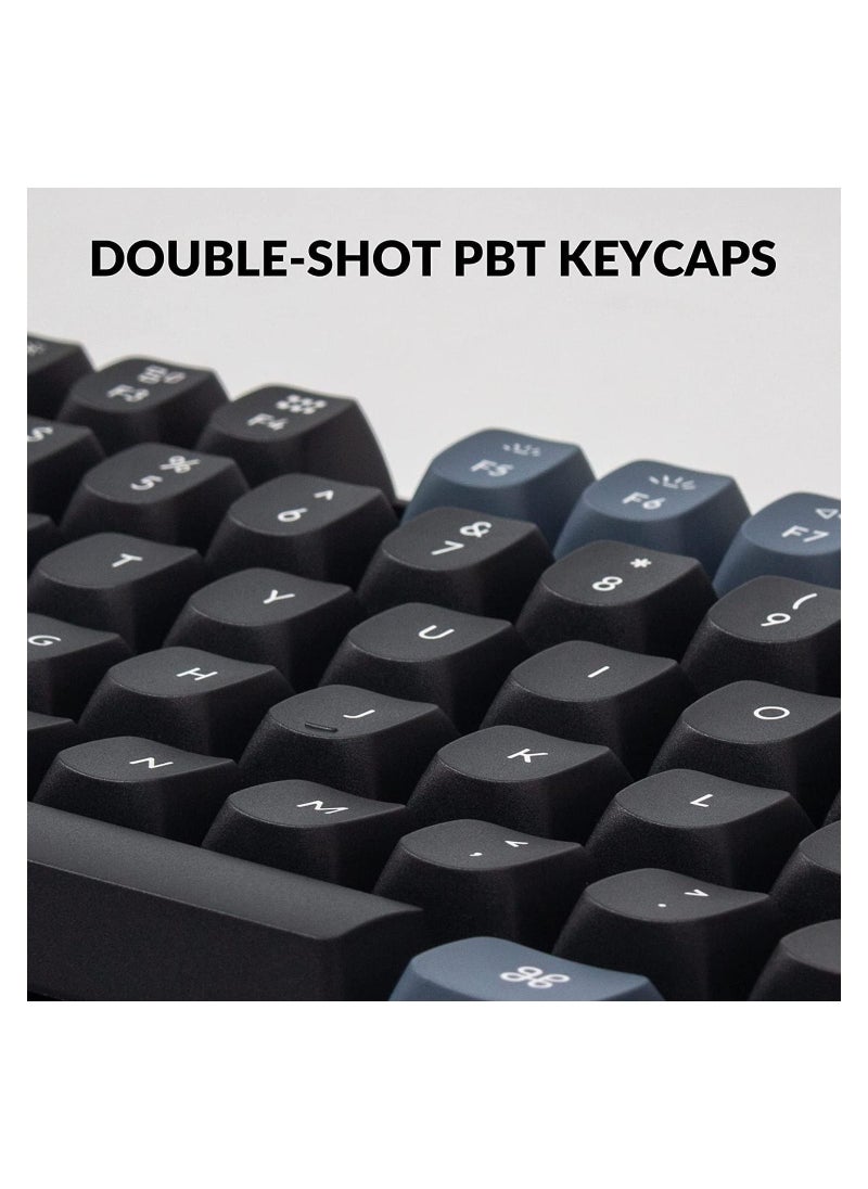 Keychron - K8 Pro QMK/VIA Wireless Mechanical Keyboard, Hot-Swappable TKL Custom Programmable Macro Wired Keyboard with Gateron G Pro Red Switch, RGB Backlit, PBT Keycaps for Mac Windows Linux - Image 1