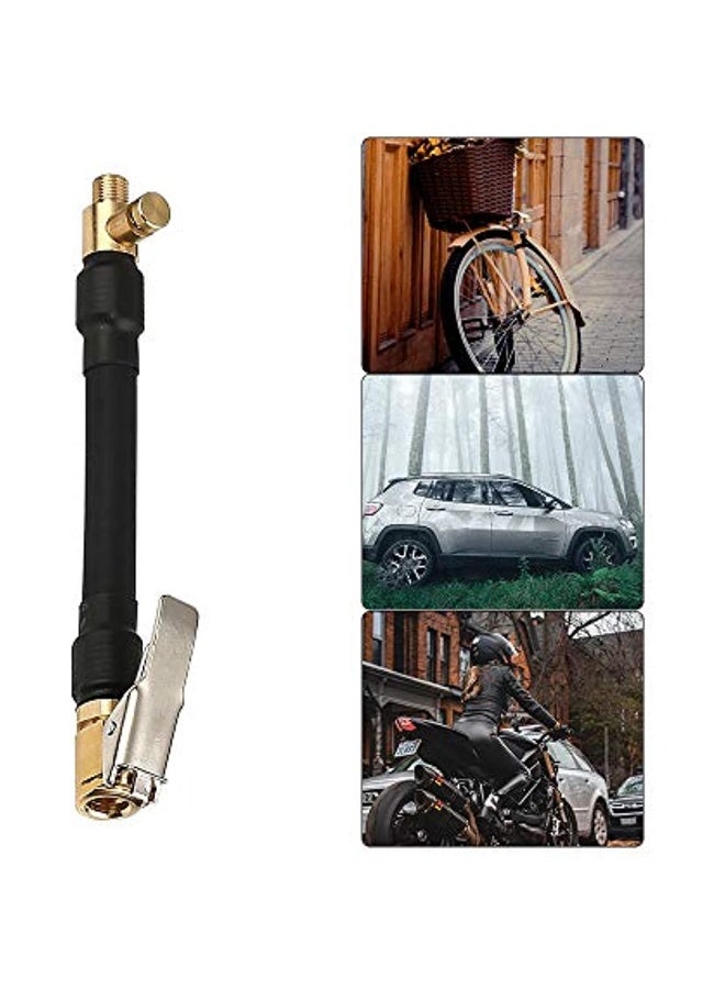 Generic Valve Extension Car Valve Lever Plug Air Chuck 1 Lever Plug Tyre Inflator With 2 Car Valve Adapters For Car Bicycle Motorcycle - Image 2