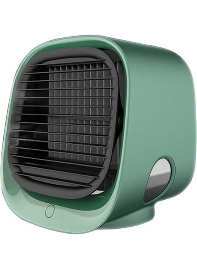 جولف لينك مبرد هواء محمول، مكيف هواء صغير بمنفذ USB، مروحة طاولة صغيرة تعمل بالتبخير مع 3 سرعات ومرطب ومنقي، للمنزل وغرفة النوم والمكتب (أخضر) - Image 1