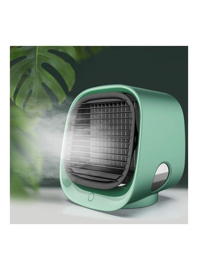 جولف لينك مبرد هواء محمول، مكيف هواء صغير بمنفذ USB، مروحة طاولة صغيرة تعمل بالتبخير مع 3 سرعات ومرطب ومنقي، للمنزل وغرفة النوم والمكتب (أخضر) - Image 2