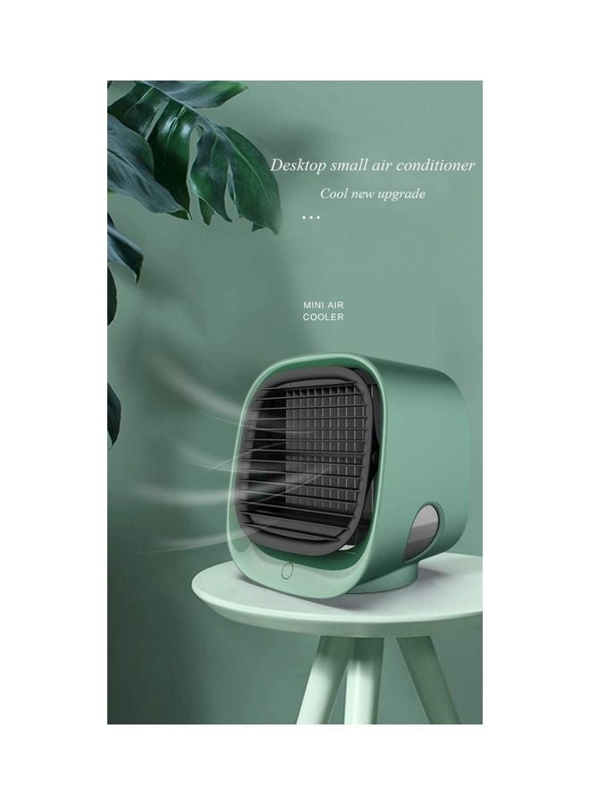 جولف لينك مبرد هواء محمول، مكيف هواء صغير بمنفذ USB، مروحة طاولة صغيرة تعمل بالتبخير مع 3 سرعات ومرطب ومنقي، للمنزل وغرفة النوم والمكتب (أخضر) - Image 3