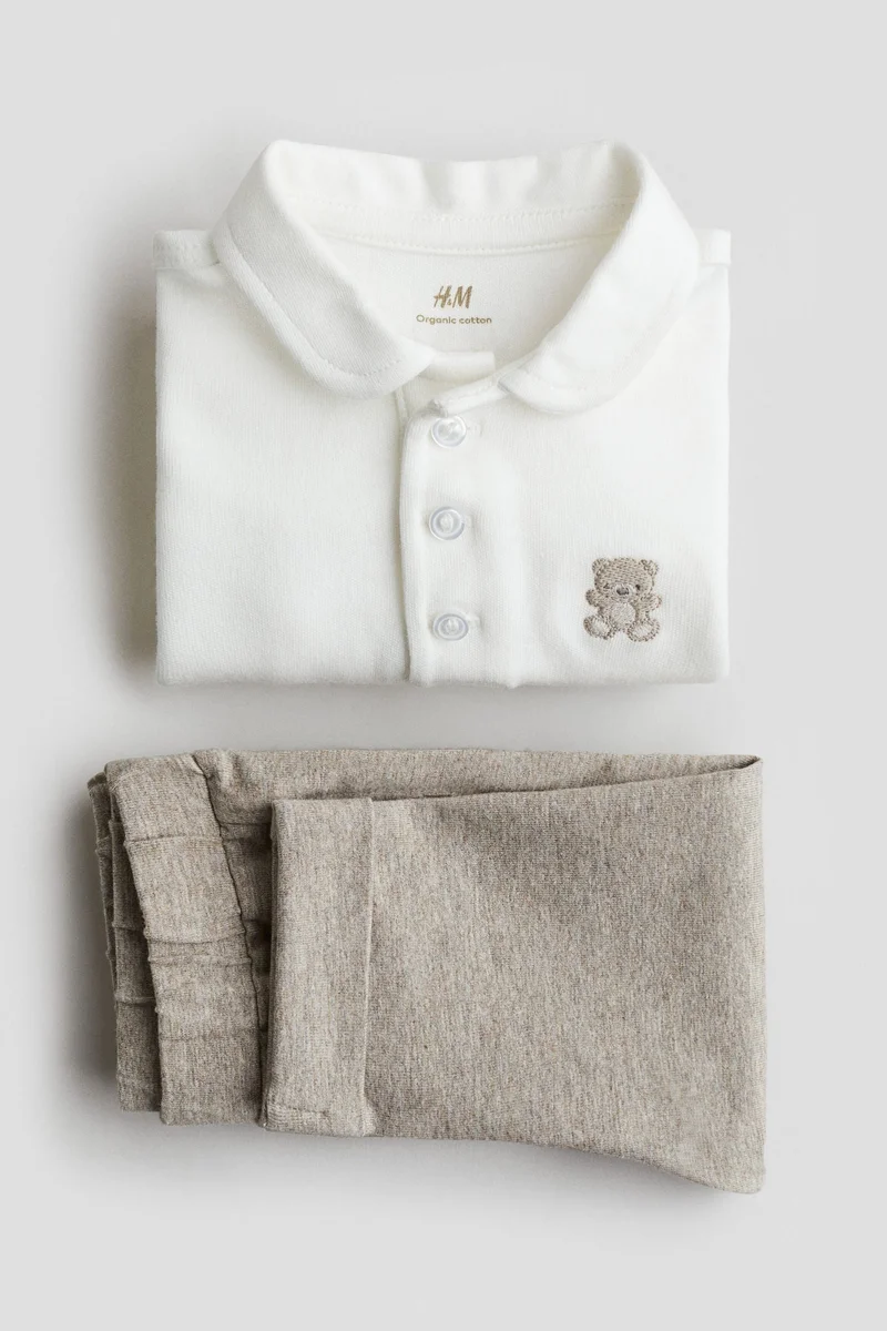 H&M 2-piece cotton set