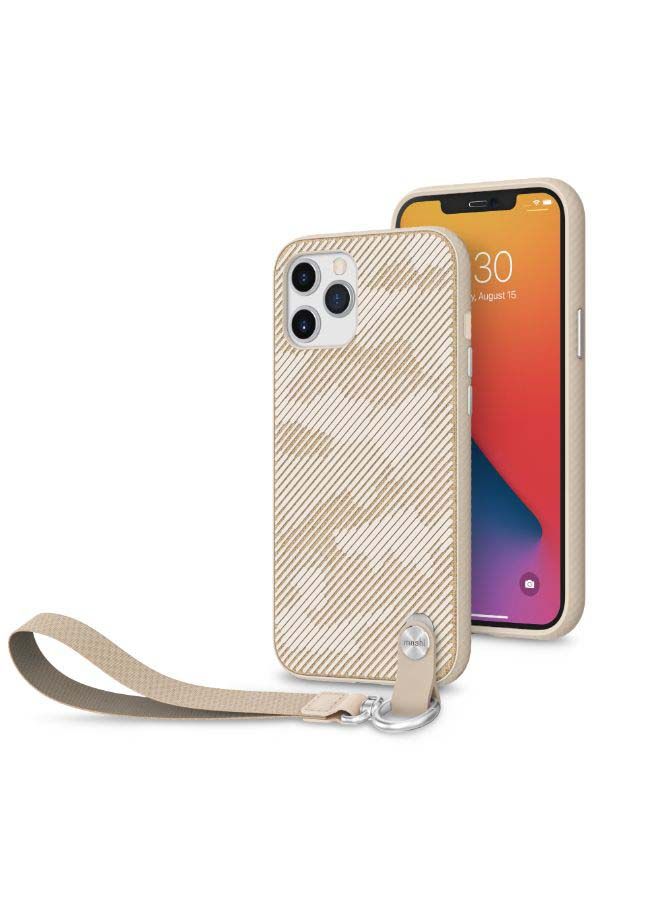 NIBEMINENT Protective Case Cover For iPhone 12 Pro Max Sahara Beige - Image 1