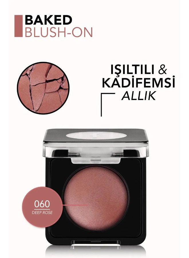 flormar Baked Blush-On 060 Deep Rose - Image 4