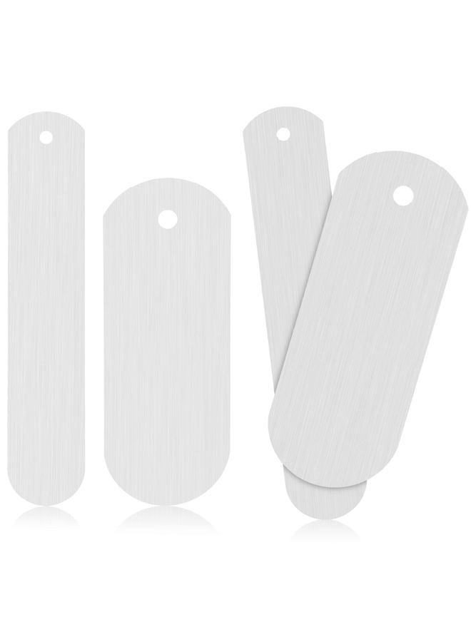 Hotop 4 Pieces Metal Straight Sock Jigs Sublimation Crew Sock Jigs Dye Printing Heat Press Transfer Socks Accessories, 2 Sizes for DIY Aluminum Metal Sock Board Pattern Blank Socks Accessory - Image 1