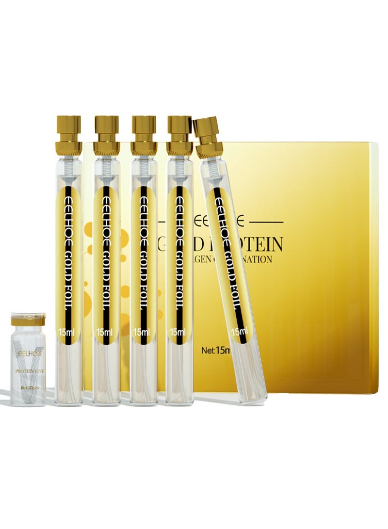 EELHOE Face Lifting Threads Collagen Threads Lifting Set, Absorbable Collagen Thread Lifting for Facelifting, Lift Skin Tightening Reduction Fine Lines Protein Thread Lifting Set, 15ml+20pcs - Image 1