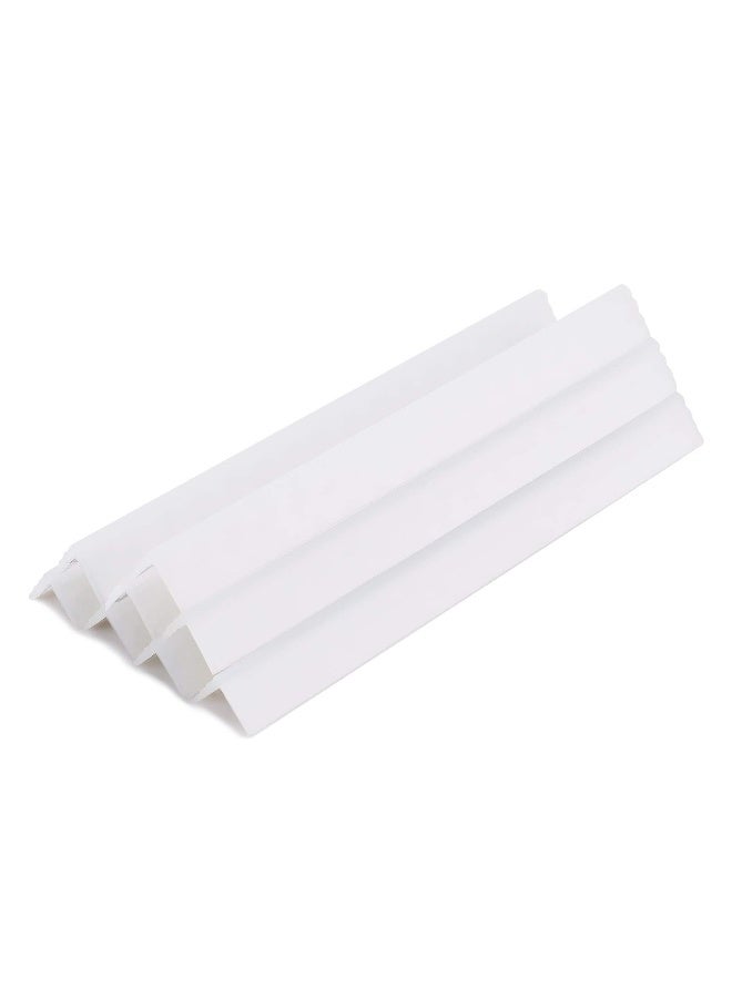 LONGFITE Table Wall Edge Protector Clear Corner Protectors Guards 6.56 feet Furniture Fireplace Safety Bumpers 8 Pack Baby Proofing with Wide Coverage and Safe Silicone Material (Semitransparent) - Image 2