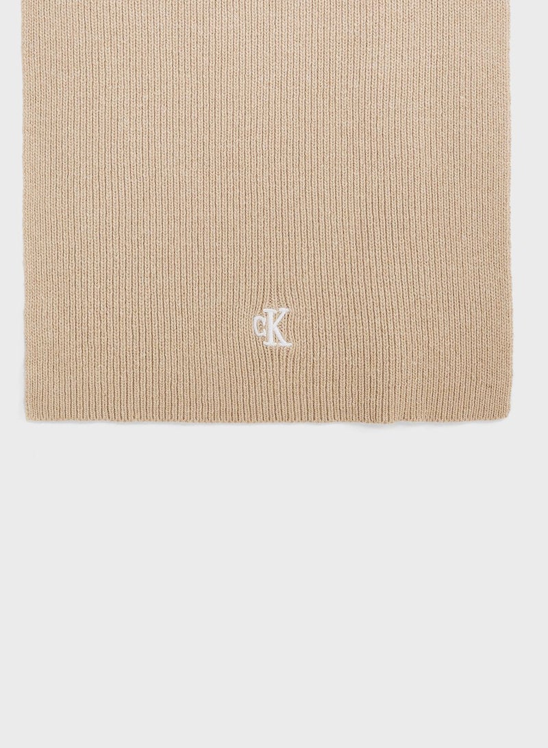 CALVIN KLEIN Logo Detailed Scarf  - Image 2