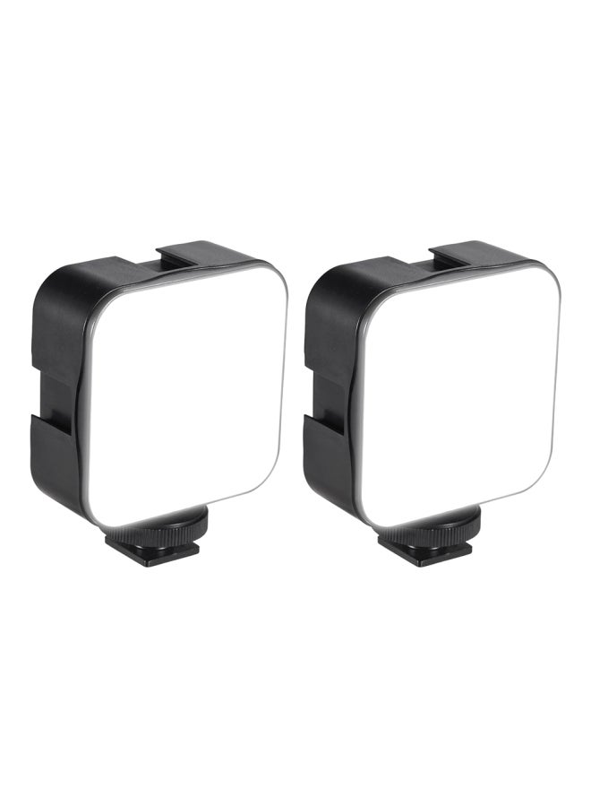 docooler 2-Piece LED Video Light Set Black/White - Image 1