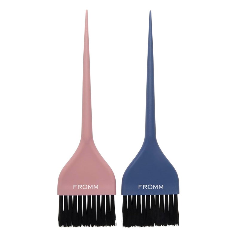 Color Studio 214 Soft Wide Color Brush 2Pack for Hair Stylist with Tapered Tips for All Color Techniques and Hair