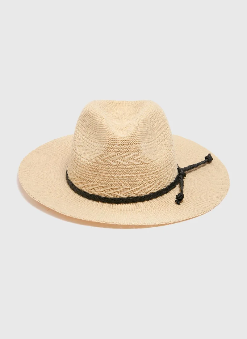 Matalan Natural Trilby Hat