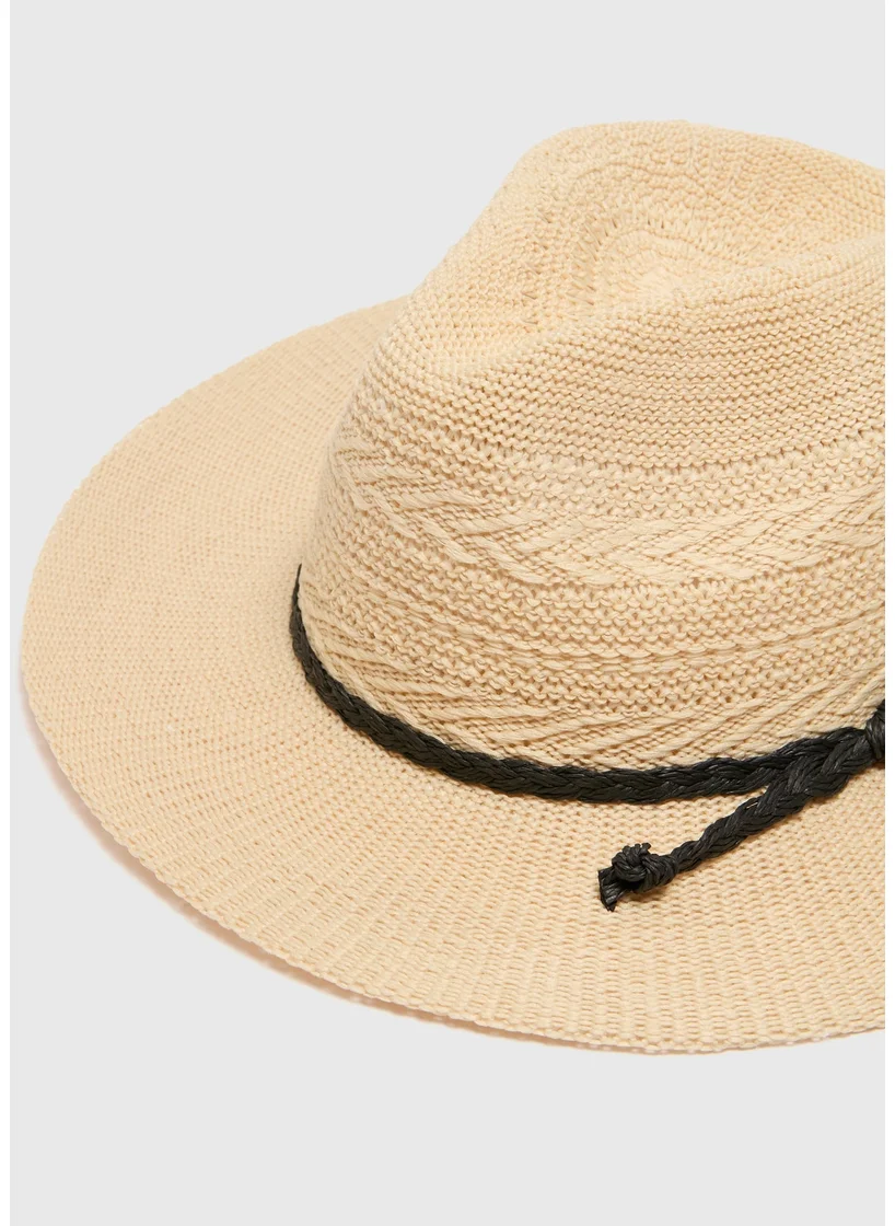 Matalan Natural Trilby Hat