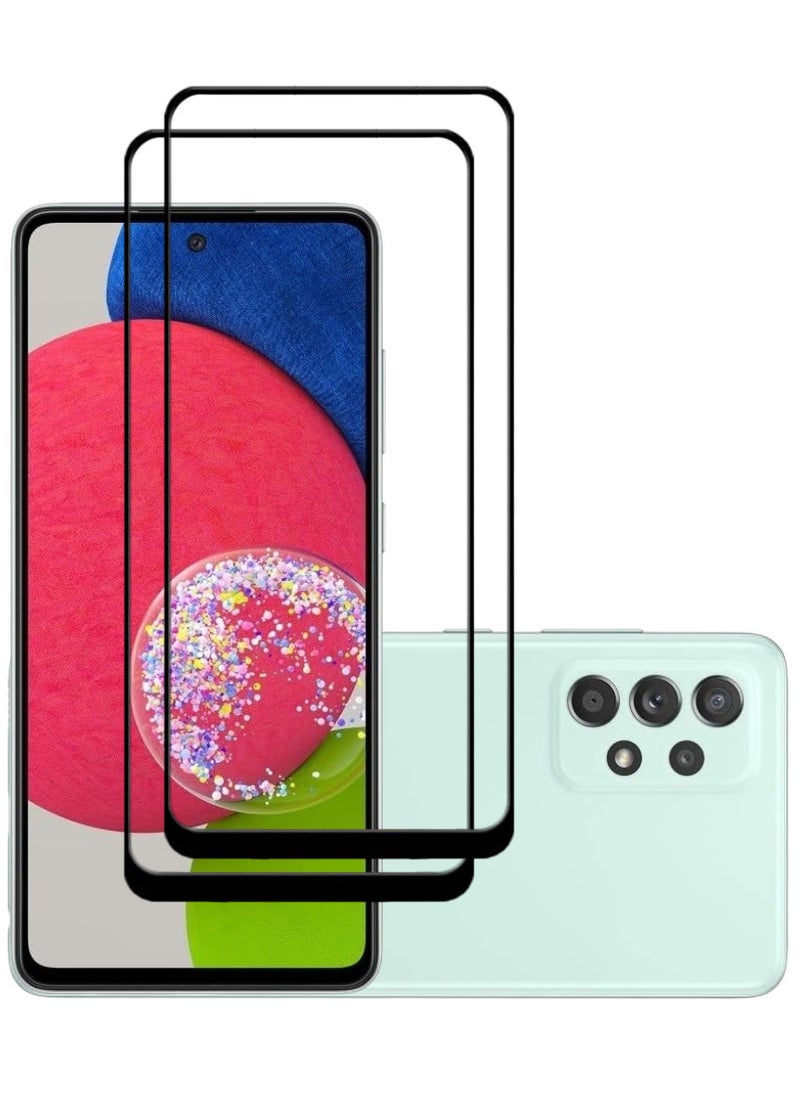 ACLIX 2 Pieces Antistatic ESD Dustproof Premium Quality High Definition Tempered Glass Screen Protector Designed For Samsung Galaxy A52s 5G - Image 1